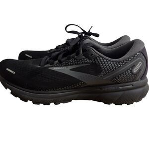 Brooks Ghost 14 Shoes Womens Sz 9.5 B Black Running Athletic Cushioned EUC